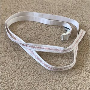 OFF-WHITE Mini Industrial Belt (White)